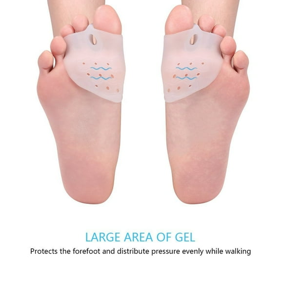 HERCHR One Pair Silicone Footful Foot Pain Relief Hallux Valgus Big Toe Gel Toe Separators Stretchers Bunion Splint Spacer Alignment Straightener Corrector Stretchers Hammer Toes and Bunion Aid