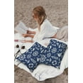 thumbnail image 4 of Nautical Compass Lignthouse Anchor Outdoor Pillow Covers Waterproof Throw Pillow Cover 20x12 Set of 2,Decorative Pillowcases Cushion Case for Patio Sofa Couch,Marine Fish Anchor on Navy Blue, 4 of 7