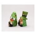 thumbnail image 3 of Ceramic Saint Patrick's Day Gnome Salt and Pepper Shakers, Gnome Collector Gift, Irish Decor, Green Decor, 3 of 4