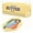 A0: Butter, variant on Clearance Cute Pencil Case, Under 5 Dollars Pencil Pouch Marker Pouch, Travel Makeup Bag, Cute Transparent Stationary Organizer Pen Bag for Adult Office College