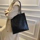 thumbnail image 3 of Bolso de hombro exquisito para mujer bolsa de hombro Vintage de Ehuebsd cuero puro con patrón de cuadros elegante para compras, 3 of 9