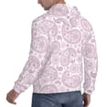 thumbnail image 3 of Hoodies for Men - Mauve Paisley Long Sleeve Comfrt Men'S Fashion Hoodies & Sweatshirts, Sweatshirts for Men Hoodies Pullover Clothing Clothes with Pouch, 3 of 7