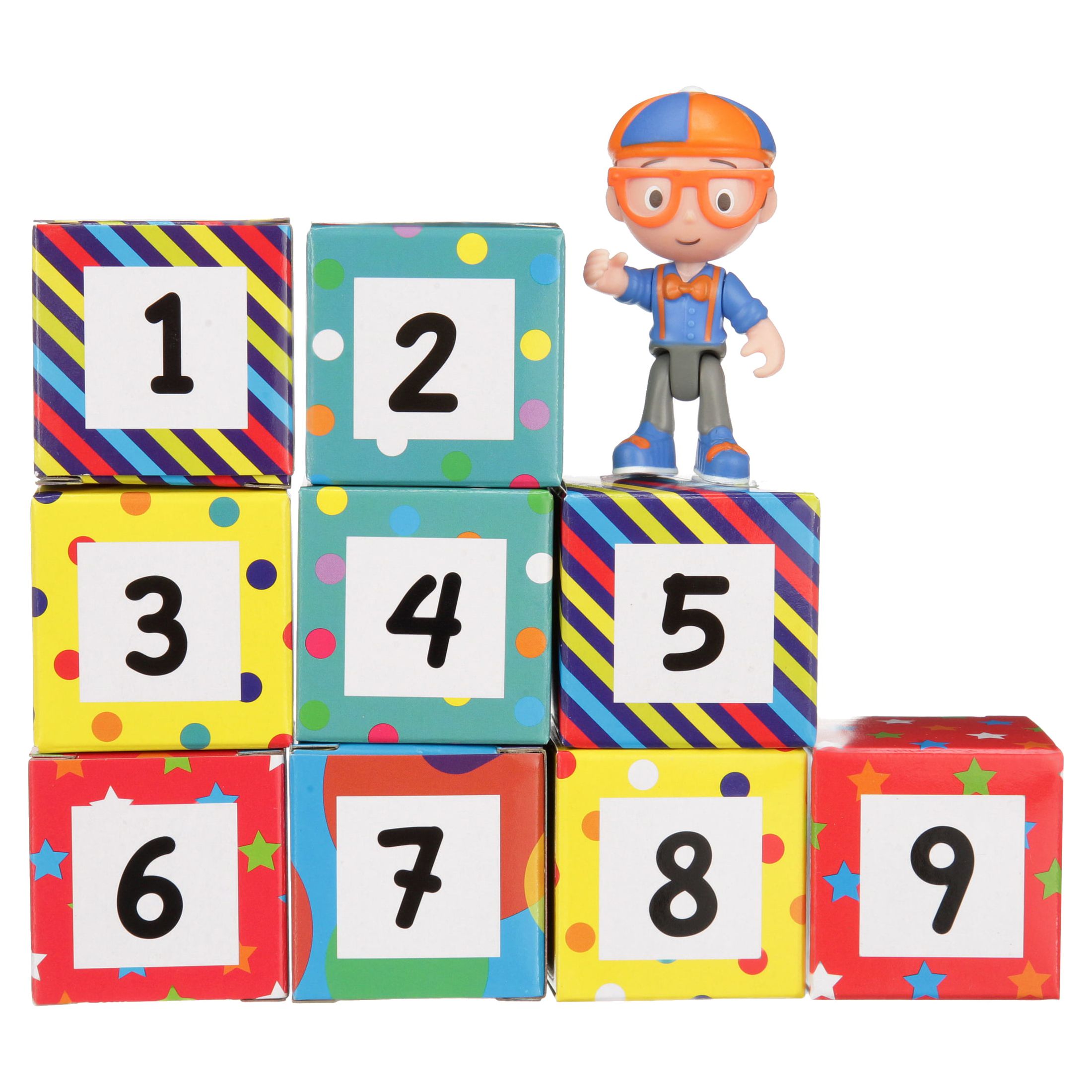 BLIPPI Surprise Boxes Learning Numbers