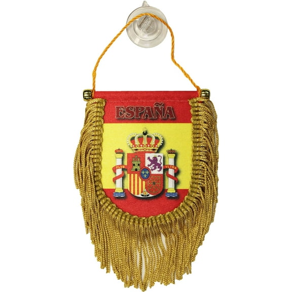 Spain (Espana) Window Hanging Flag (Shield)