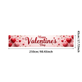 thumbnail image 3 of LUUFILx Valentine's Day Celebration Backdrop Heart Decorations Photography Props Romantic Party Supplies Banner Background Wedding Decor, 3 of 8