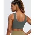 thumbnail image 2 of Top deportivo CRZ YOGA acanalado sin costuras soporte medio X-Small, 2 of 6