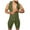 Green, variant on VEKDONE 2025 Clearance Men's Athletic Shorts Jumpsuit Slim Fit One Piece Sleeveless Hooded Bodysuit Active Solid Base Layers Singlet Leotard Romper