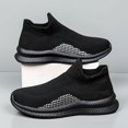 thumbnail image 4 of Men's Breathable Lightweight Outdoor Non-slip Soft Sole Sneakers, Spring Slip On Casual Shoes, And Summer, 4 of 9