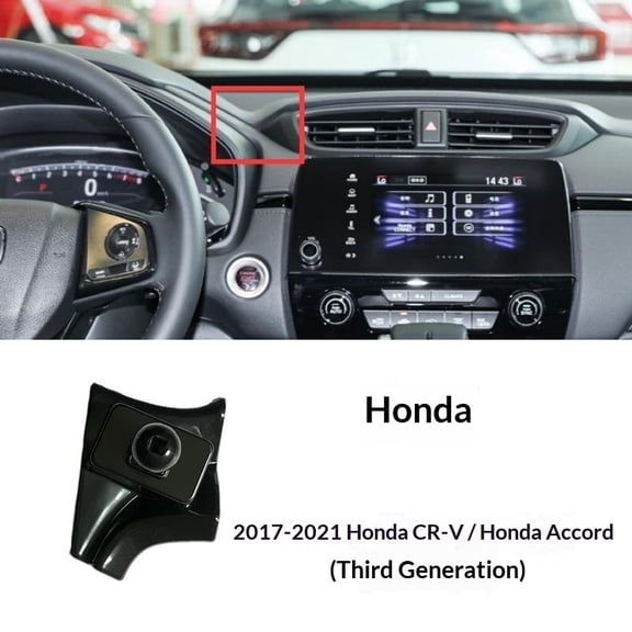 Car Phone Mount Adapter For Honda 2017-2022 CR-V 3rd Gen Breeze Holder Stand Mobile Car Cellphone Gravity Bracket Only Base