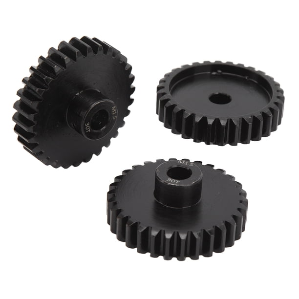 Engranaje de Motor de Piñón de Coche RC de 3 Uds Acero M15 8mm Juego de Engranajes de Motor de Coche RC de Reducción de Ruido para Coche de Control Remoto Proporcional 1/5 ANGGREK Otros