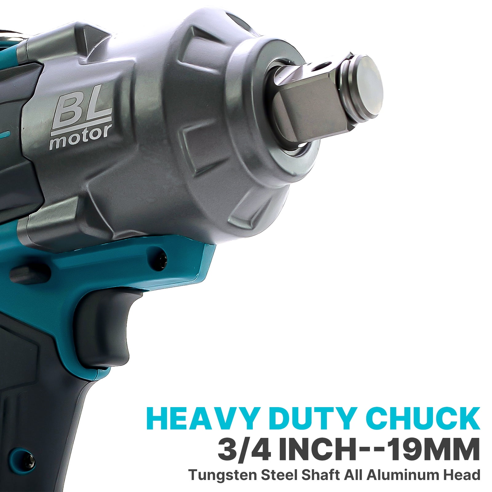iMeshbean Brushless Cordless 3/4” High Torque Electric Impact Wrench 1549Ft-lbs(2100Nm)