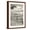Brown Frame, variant on Art.com Ski Trails in Snow Stretched Canvas Print Wall Art, 24" x 36"