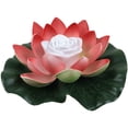 thumbnail image 1 of Floating Pool Light, Flower Pond Led Light with Color Changing, Floating Lamp Battery Operated Lily Pad Flower, Foam Flowers Ornament for Pond Decor, 1 of 8