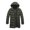 Army Green, variant on BAETEUY Men's Cotton Coat with Hood - Long Sleeve Pockets Long Down Jacket