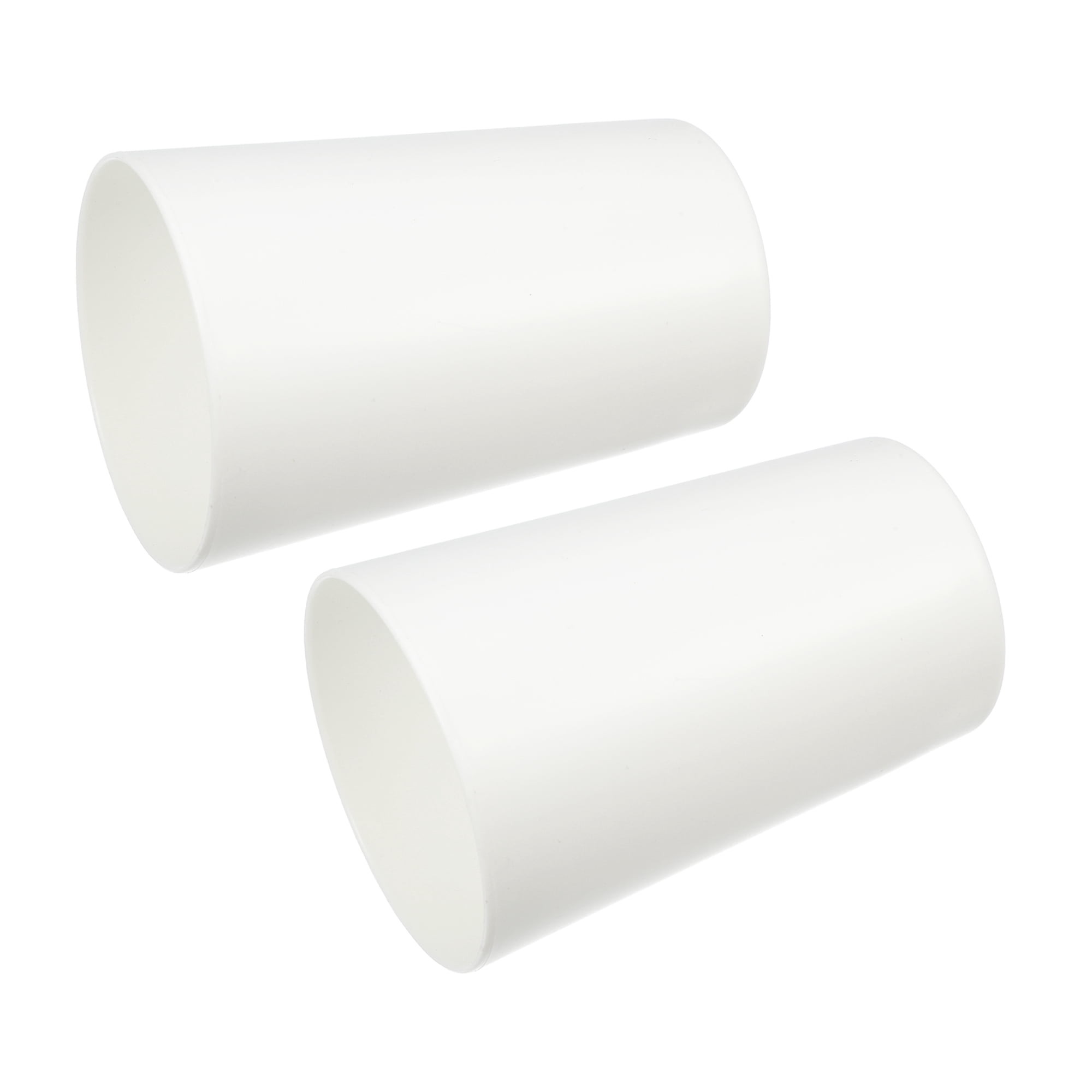2pcs Bathroom Toothbrush Tumblers PP Cup for Bathroom Kitchen Color White 4.52''x3.03''