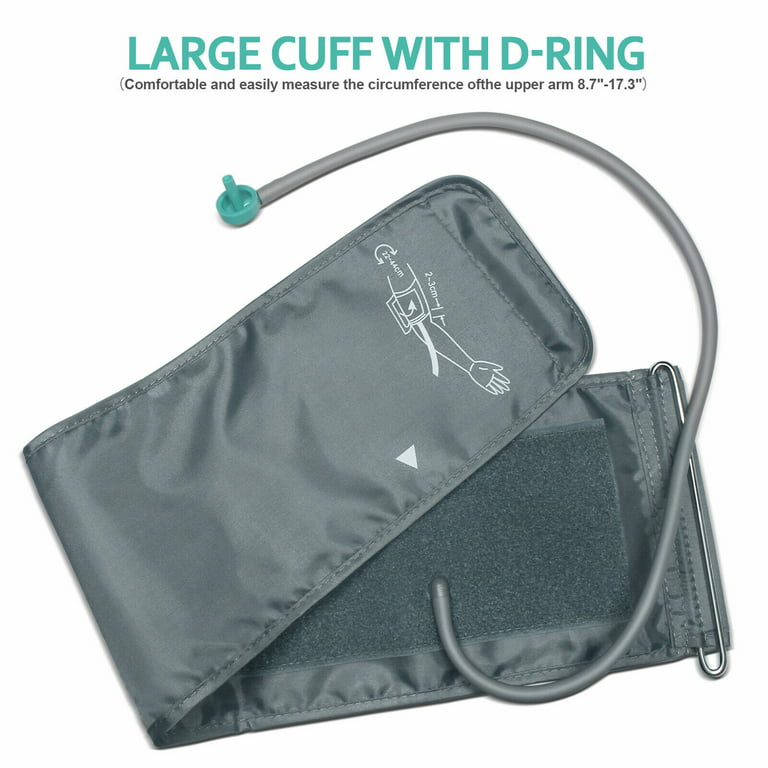 ZIQING Extra Large Blood Pressure Cuff, 9”-20.5” Inches (22-52CM) XL  Replacement Cuff for Big Arm, Compatible with All Upper Arm Blood Pressure