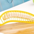 thumbnail image 3 of Rebanador de plátanos: utensilio de cocina para rebanador de plátanos seguro, rápido y fácil - ABS + estructura de acero inoxidable/plástico, 3 of 5