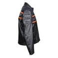 thumbnail image 3 of Harley Davidson Men's Motorcycle Bill Goldberg Cowhide Leather Biker Jacket, 3 of 4