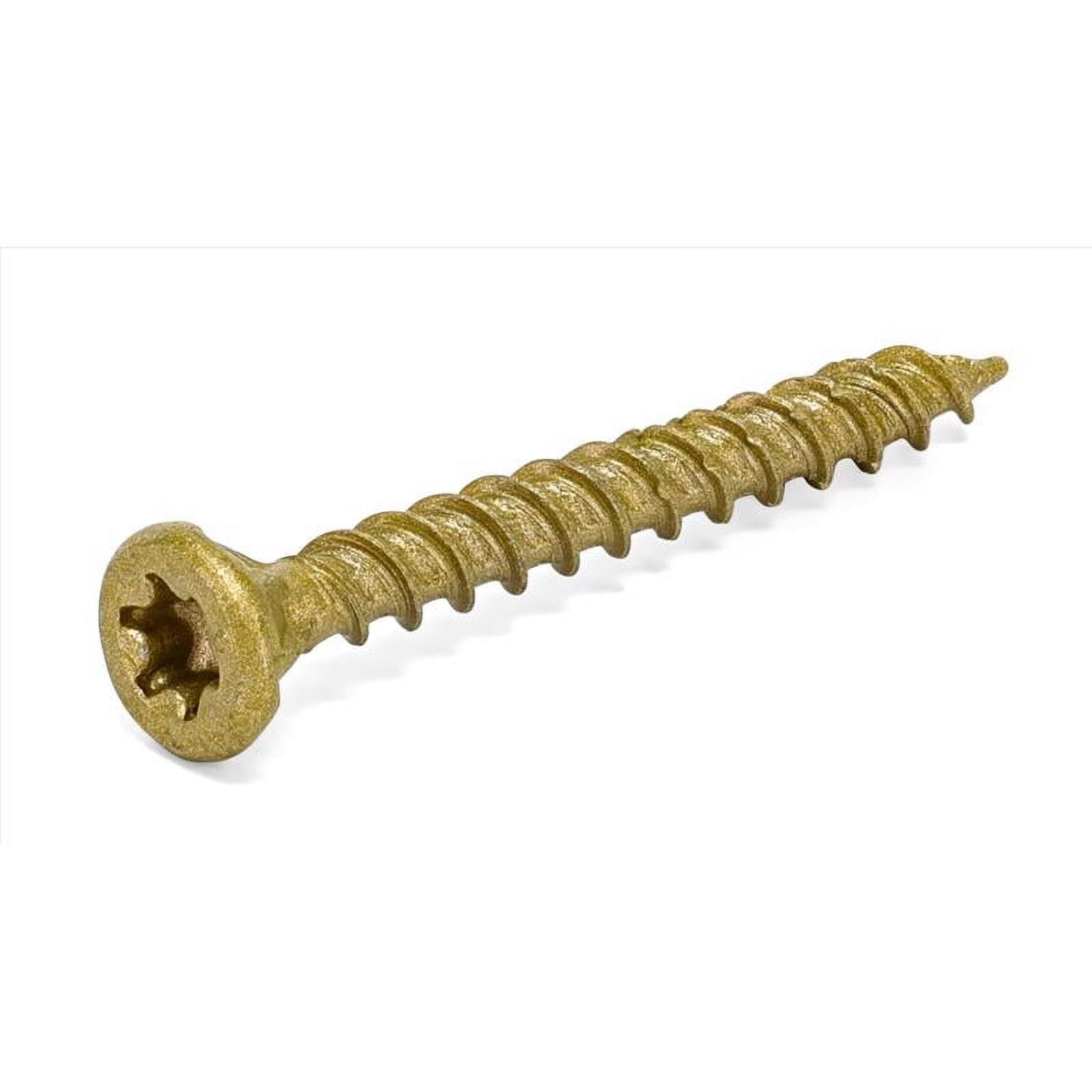 Hillman 48595 Power Pro No. 8 X 1-1/2 In. L Star Exterior Wood Screw 1 Lb.