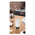 thumbnail image 4 of Molinillo de Café para Uso Doméstico en Exteriores, Tapa Desmontable, Grosor Ajustable para Añadir Granos, Molinillo de Café Eléctrico, A, 4 of 5
