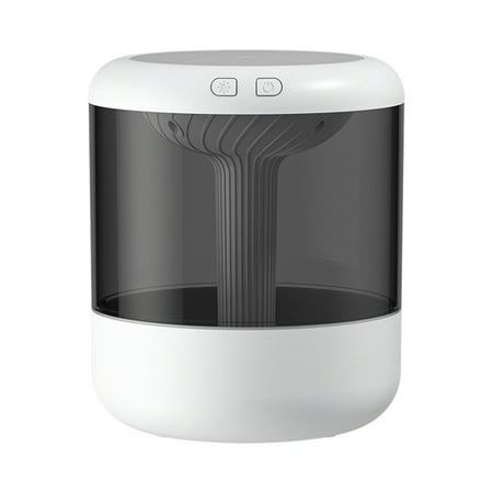 

1.2L Capacity Air Humidifier Mini Portable Oil Diffuser USB Mist Maker for Bedroom Home White