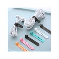 thumbnail image 3 of 4pcs Silicone Straps - Anti-loss Earphone Storage Tape Data Cable Strapping Strap - Creative Cable Organizer - Cable Winder, 3 of 5
