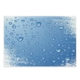 thumbnail image 1 of Grunge Cutting Board, Realistic Water Drops Bubbles on Worn Scratched Looking Backdrop Freshness Purity, Decorative Tempered Glass Cutting and Serving Board, Large Size, Blue White, by Ambesonne, 1 of 1