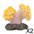 thumbnail image 1 of 2x Decoración de Acuario de Coral Artificial, Decoración de Pecera de Resina, Paisaje de Pecera, Adorno de Coral para Jardín, Patio de Césped 2 piezas, 1 of 8