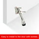 thumbnail image 5 of 2 Piezas Soporte de Tope de Puerta de Piso Mantenga la Puerta Abierta Pedal de Bajada de Piso para Puerta de Garaje Oficina Hogar El Tope de Puerta de Metal con Parachoques de Goma Suave JM, 5 of 5