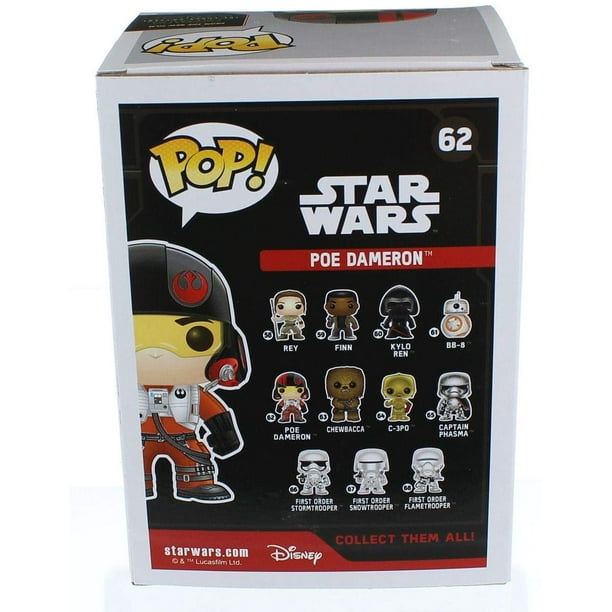 Star Wars la Force Réveille Pop! Poe Dameron Figure Vinyle