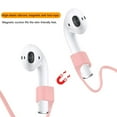 thumbnail image 3 of 1 correa de silicona antipérdida para auriculares AirPods 2 3 Pro Holder Pink, 3 of 9