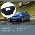 thumbnail image 2 of Car Hood Insulation Pad, Fits For BMW 3 Series G20 G28 2020-2024, Engine Bay Heat Shield Sound Deadener, Hood Heat Shield Engine Waterproof Thermal Barrier​-With Aluminum Foil, 2 of 6
