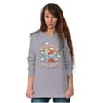 thumbnail image 5 of Smurfs Take Care Of Each Other Women's Long Sleeve T Shirt Brisco Brands S, 5 of 6