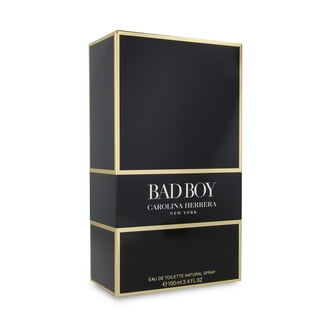 Carolina Herrera Bad Boy EDT Perfume Toilette for Men, 3.4 Oz