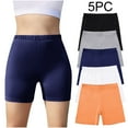 thumbnail image 6 of Jalioing 5 PCS Girls Athletic Biker Shorts High Waist Stretchy Yoga Dance Shorts Cotton Shorts, 6 of 7