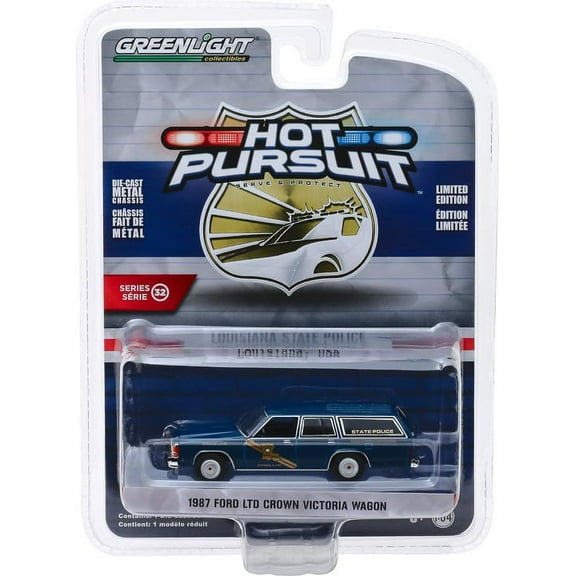 Greenlight Hot Pursuit Series 32 - 1987 Ford LTD Crown Wagon Louisiana SP CSI