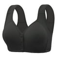 thumbnail image 2 of Hrsba Womens Plus Size Bra,Woman's Solid Color Large Bra Wide Shoulder Strap Style Breathable Plus Size Bra,Womens Casual Summer Bra,Womens Bra, 2 of 3