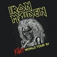 thumbnail image 2 of Mens Iron Maiden Killer World Tour 81 T Shirt, 2 of 3