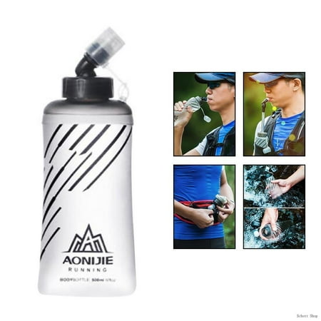 

Soft Flask llsible BPA Free TPU Water Bottle For Running Cycling Hiking
