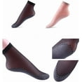 thumbnail image 6 of Women's 10 Pairs Silky Cotton Sole Sheer Ankle High Tights Hosiery Socks Black Beige, 6 of 7