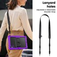 thumbnail image 7 of XYX for Lenovo Idea Tab 11 inch 2025/Tab K11 Gen 2 Case 11 inch, 3in1 Heavy Duty Shockproof Tablet Cover with Stand, Shoulder Strap, Purple, 7 of 7