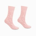 thumbnail image 2 of Fgnfyis Christmas Thermal Winter Socks for Women Lined Non Cozy Mid Calf Boot Socks for Sleeping Indoor Outdoor Cold Weather Comfort Warm Booties Light Pink, 2 of 3