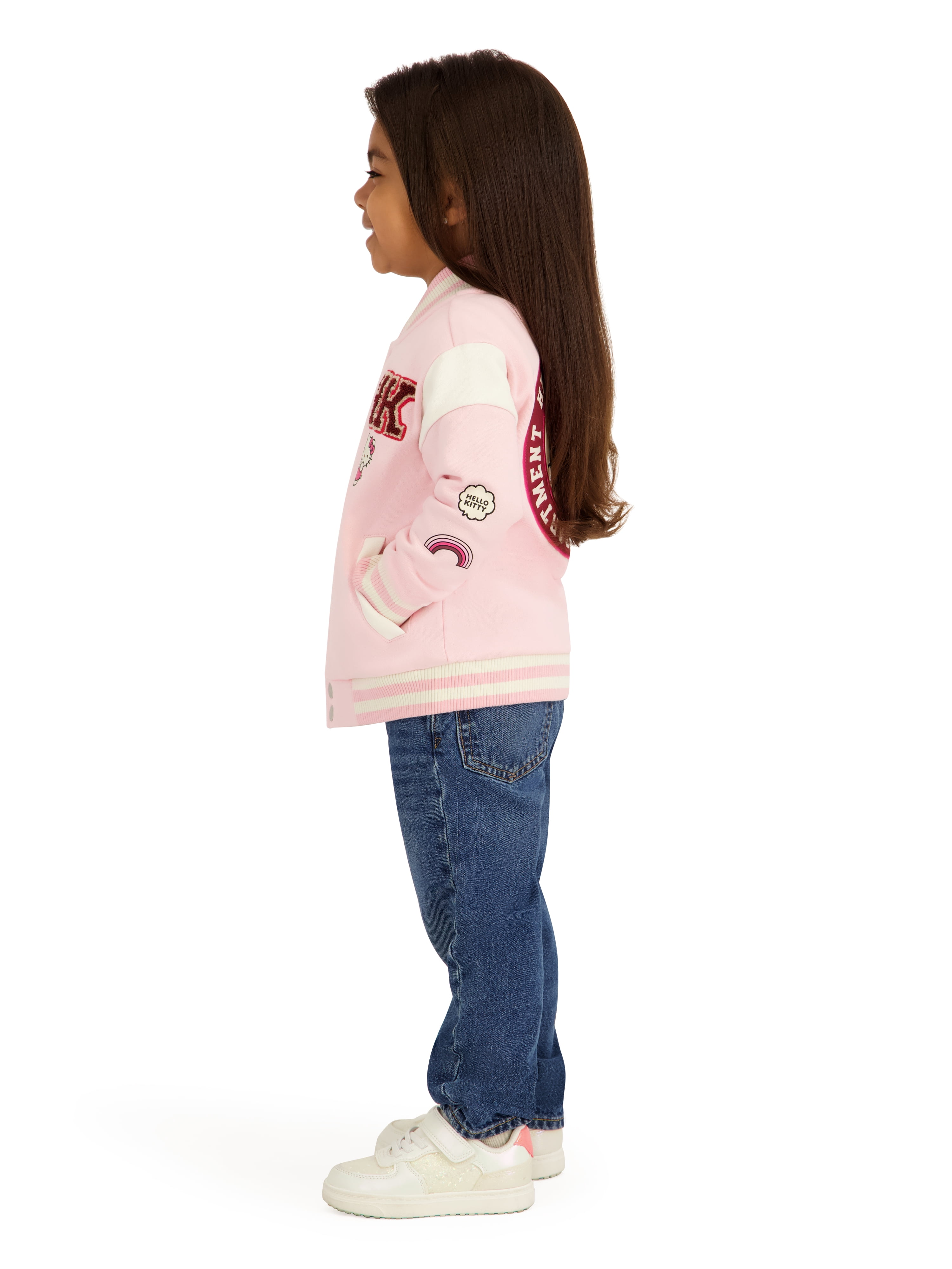 Hello Kitty Toddler Girl Bomber Jacket, Sizes 12M-5T
