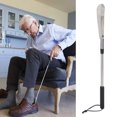 thumbnail image 4 of Shoe Helper, Stainless Steel Shoehorn Rust  Telescopic Wide Application  For Home For Elders, 4 of 8
