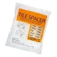 thumbnail image 6 of deevoka 2x100Pcs Tile Spacers Cross Tile Leveling System Spacer for Wall Floor Tiles, 6 of 9