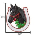 thumbnail image 6 of Personalized Horseback Riding Ornament - Equestrian Christmas Ornaments, Ranch Christmas Ornament, Horse Ornament, Equine Gifts for Horse Lovers - Black Horse - Free Customization, 6 of 10