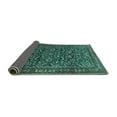 thumbnail image 2 of Ahgly Company Indoor Rectangle Persian Turquoise Blue Traditional Area Rugs, 8' x 10', 2 of 4