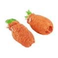 thumbnail image 4 of Rabbit Toys,2pcs Rabbit Carrot Chew Loofah Rabbit Chew Toys Loofah Carrot Toys Ultimate Comfort, 4 of 12