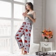 thumbnail image 3 of Haiem Ladybug Women's Pajama Pants Ultra Lightweight Pjs Bottoms Sleepwear Bottom Pants With Pocket Drawstring-Large, 3 of 7