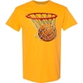 thumbnail image 3 of Inktastic Basketball Swish T-Shirt, 3 of 5